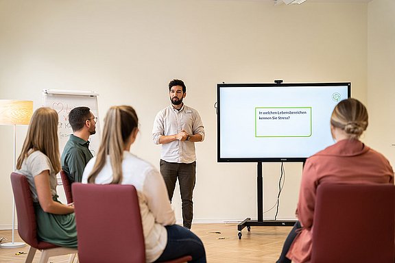 Teilnehmer:innen im Kurs der Universitätsambulanz zur Gesundheitsförderung