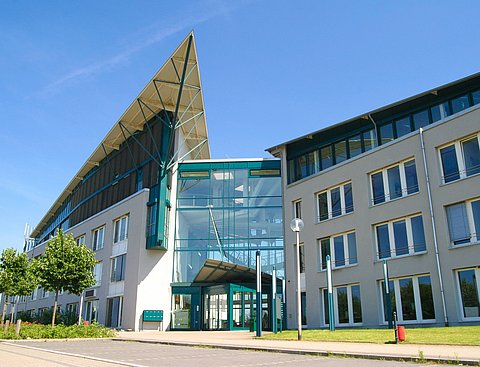 Exterior view of the research and development centre (FEZ)