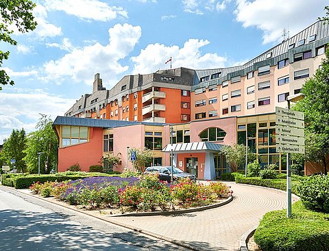 Exterior view of the Herdecke Community Hospital