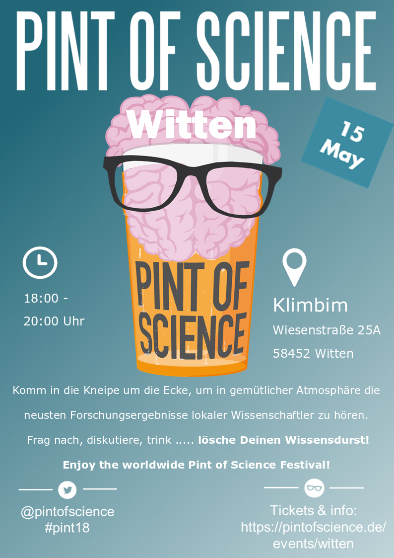  Pint  of science  Wissenschaft geht an die Theke im 